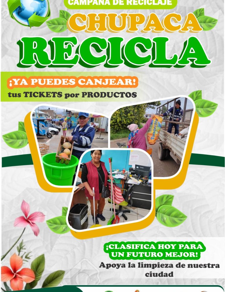 Campaña Chupaca Recicla